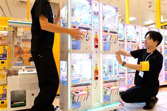 クレーンゲーム専門のリース・レンタル事業