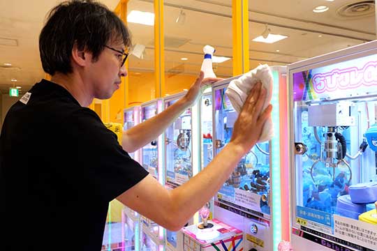 クレーンゲーム専門のリース・レンタル事業